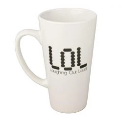 Text Mugs Super Sized LOL Mug
