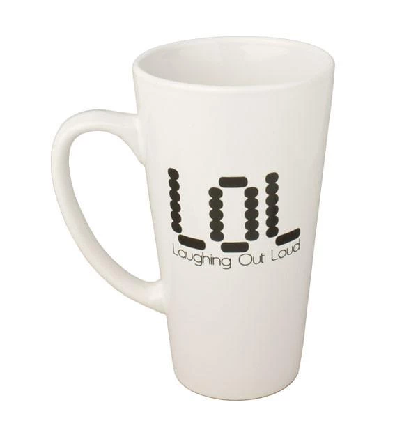 Text Mugs Super Sized LOL Mug