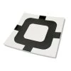 S&P Graphic Square Platter Black