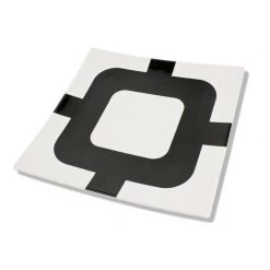 S&P Graphic Square Platter Black