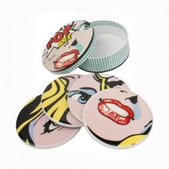 Paul Cardew Women's Gifts - Under $50 Retro POP Art Coaster Set