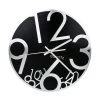 Black Tumbler Aluminium Wall Clock (30cm)