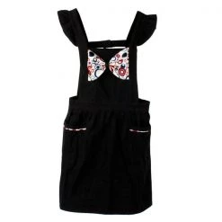 APRONS Bow-licious Black Retro Apron