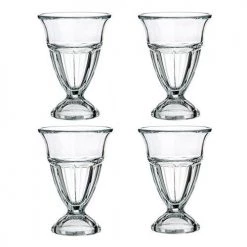 Sea Breeze Tall Dessert Glasses (4pc)
