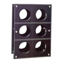 Mode Faux Leather Wine Rack