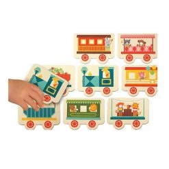 Petit Collage All Aboard Memory Game BABY & TODDLER GIFTS