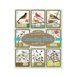 EeBoo Counting Birds Wall Cards (1-10) Mobiles, Playmats & Nursery Items