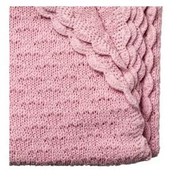 Nurtured By Nature Kiwiana Bud Lace Blanket - Marshmellow