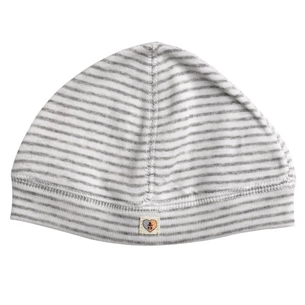 Nurtured By Nature Organic Cotton Beanie - Pebble Stripe