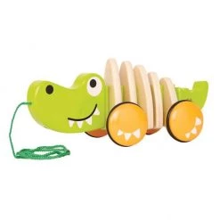 Hape Wooden Toys Walk Along Crocodile