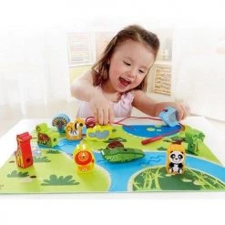 Hape On Safari Play Set (16pc) Wooden Toys