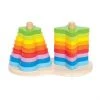Hape Double Rainbow Stacker (19pc)