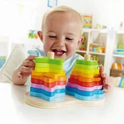 Hape Double Rainbow Stacker (19pc)