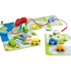 Hape Wooden Toys Busy City Play Set (16pc)