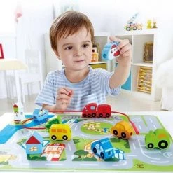 Hape Wooden Toys Busy City Play Set (16pc)