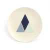 Cloud Nine Creative Art Plate - Cream Triangle (19cm)