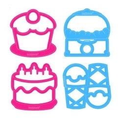 Lunch Punch GIRLS GIFTS Sandwich Cutters - Sweet (4pc)
