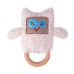 O.B Designs Country Style Ding A Ring Teether Rattle - Emma Owl