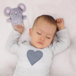 O.B Designs Rattles & Teething Items Ding A Ring Teether Rattle - Moe Mouse