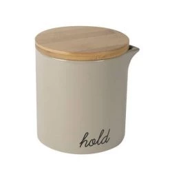 Capacity Last Chance - Final Few Storage Jar & Lid - Ash 900ml