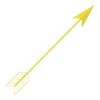 Me & My Trend Metal Arrow Wall Art - Yellow