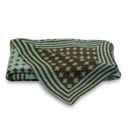 Me & My Trend Last Chance - Final Few Reversible Mint Cross Throw