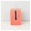 Notre Vie Andles Couleur Couture Square Pillar Candle - Sweetpea & Peony