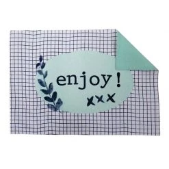 Zed Home Reversible Placemat - Enjoy Last Chance - Final Few