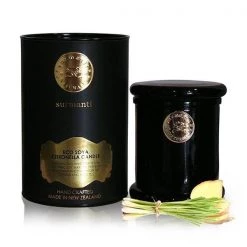 Surmanti Monochrome Citronella EcoSoya Candle - Lemongrass & Ginger