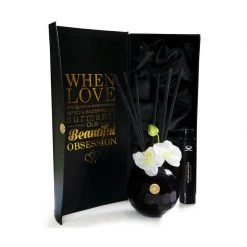 Surmanti Crystal Diffuser Set - Lime & Coconut Black