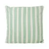 The Good Housewife Stripe Cushion - Silt Green *SECONDS
