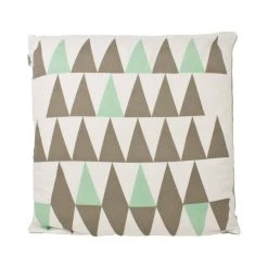 The Good Housewife Peak Cushion - Silt Green Cushions