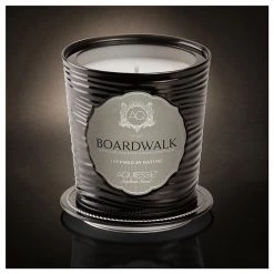 Aquiesse Coastal Portfolio Tin Candle With Matchbox - Boardwalk
