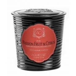 Aquiesse Andles Portfolio Tin Candle With Matchbox - Passion Fruit & Citrus