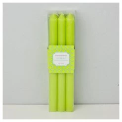 Stoneleigh & Roberson Last Chance - Final Few Luxury Dining Candles - Green (6pk)