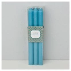 Stoneleigh & Roberson Luxury Dining Candles - Aqua (6pk)