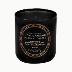 MOR Boutique Fragrant Black Soy Candle - Snow Gardenia