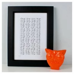 Cenario 100 Times Wall Print (A4) Kiwiana