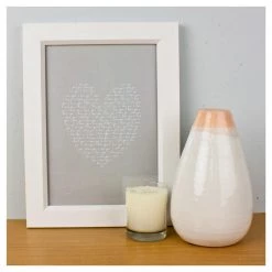 Cenario Wall Prints Grey Love Wall Print (A4)