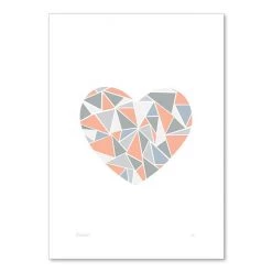 Cenario Wall Prints A4 Print - Big Heart