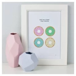 Pint Size Kiwiana Tiny Donuts Wall Print