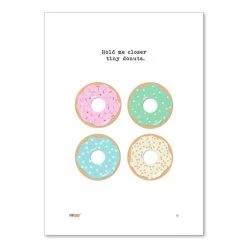 Pint Size Kiwiana Tiny Donuts Wall Print