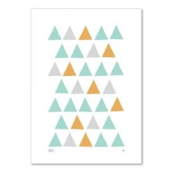 Dekor Studio Print (A4) - Tri Mint Wall Prints