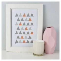 Dekor Studio Wall Prints Print (A4) - Tri Peach