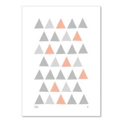 Dekor Studio Wall Prints Print (A4) - Tri Peach