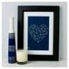 Dekor Studio Wall Prints Print (A4) - Heart Strings Blue