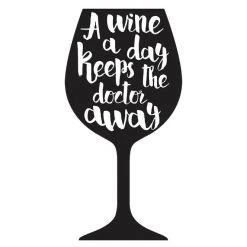 Dekor Studio A Wine A Day Wall Print