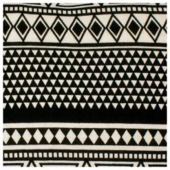 Stoneleigh & Roberson Black & Cream Aztec Cushion Last Chance - Final Few