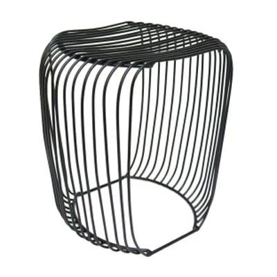Jennifer Dumet Black Metal Stool