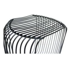 Jennifer Dumet Black Metal Stool
